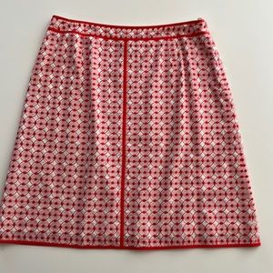 Talbots Women’s Size 8 Red and White Dot Skirt